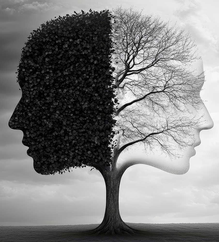 visage arbre